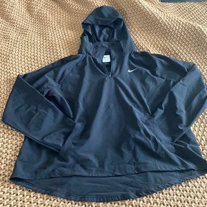 Nike Running Dri-Fit Pull Over Size Large Black